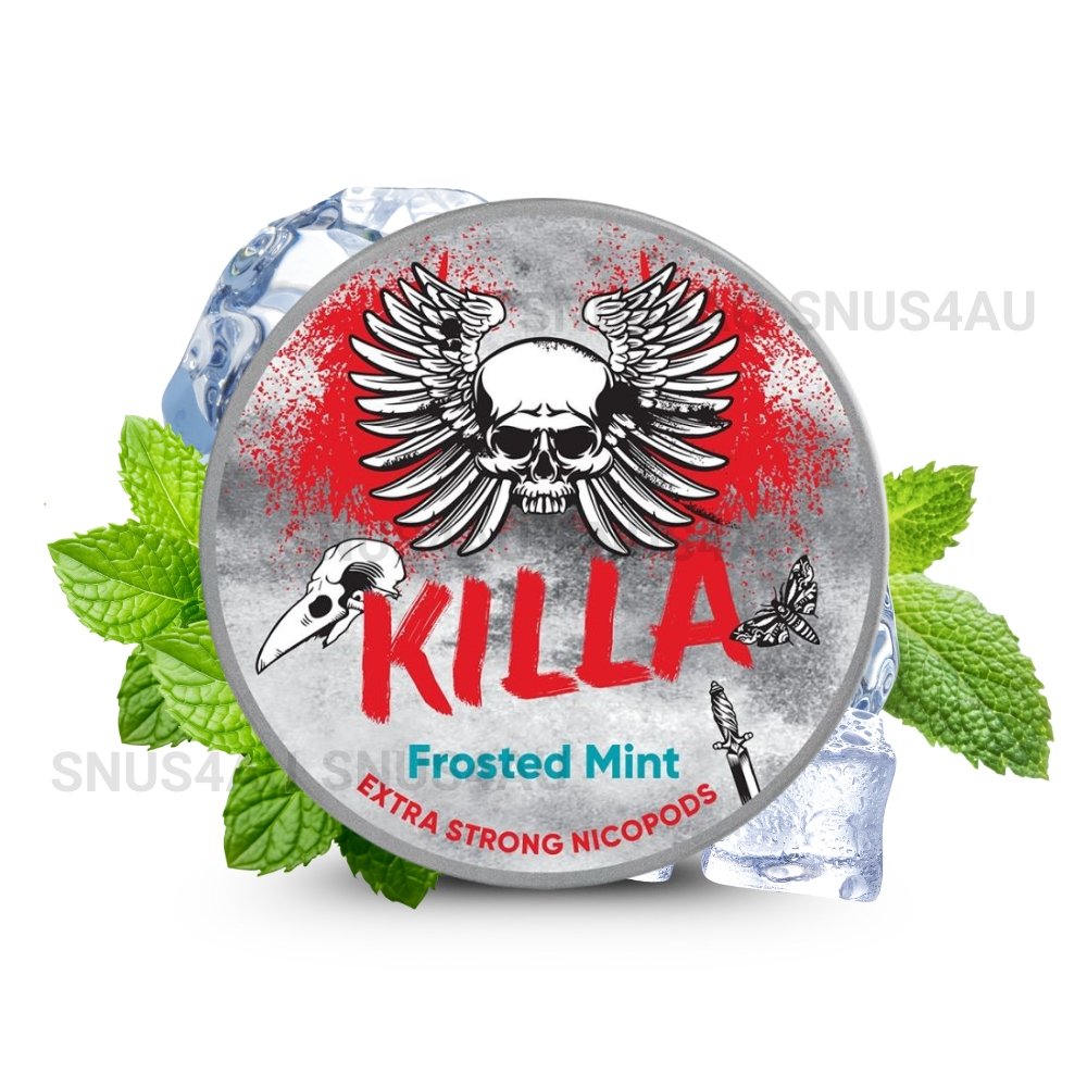 KILLA Nicotine Pouches Frosted Mint 12.8mg