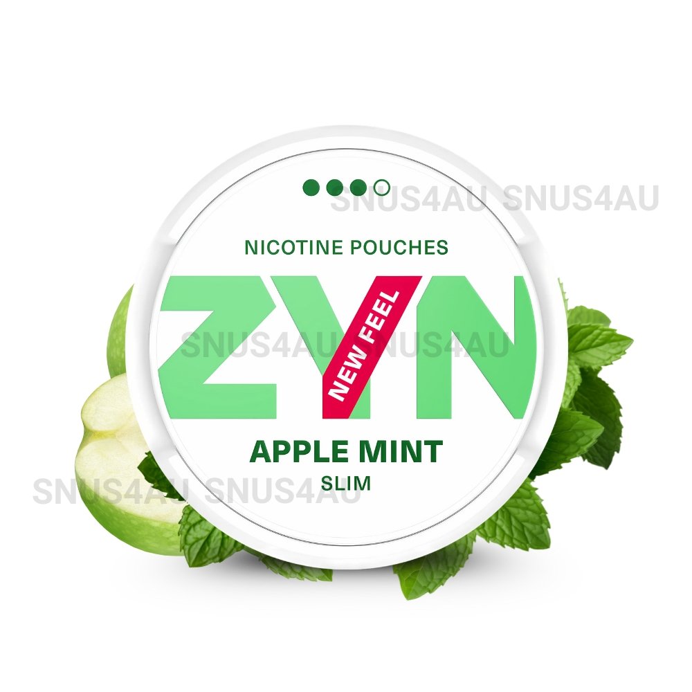 ZYN Nicotine Pouches Slim Apple Mint 9mg